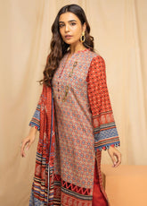 D#96A LSM Lakhany Komal Printed Lawn 3Pc 123 V-1
