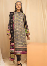 D#96B LSM Lakhany Komal Printed Lawn 3Pc 123 V-1
