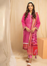D#4B LSM Lakhany Komal Printed Lawn 3Pc 123 V-1