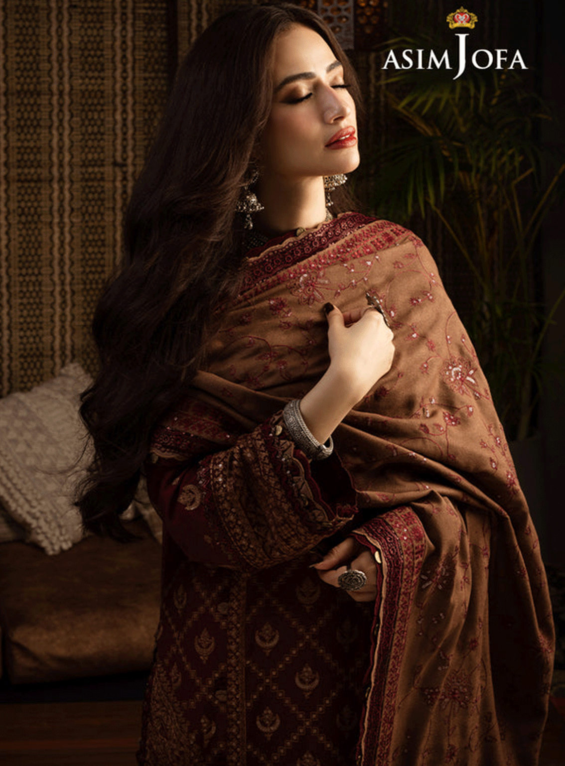 Kashmiri Taanka By Asim Jofa Embroidered Cotton Karandi Unstitched 3 Piece Suit - AJ23KT 06 Kashmiri Taanka By Asim Jofa Embroidered Cotton Karandi Unstitched 3 Piece Suit - AJ23KT 06