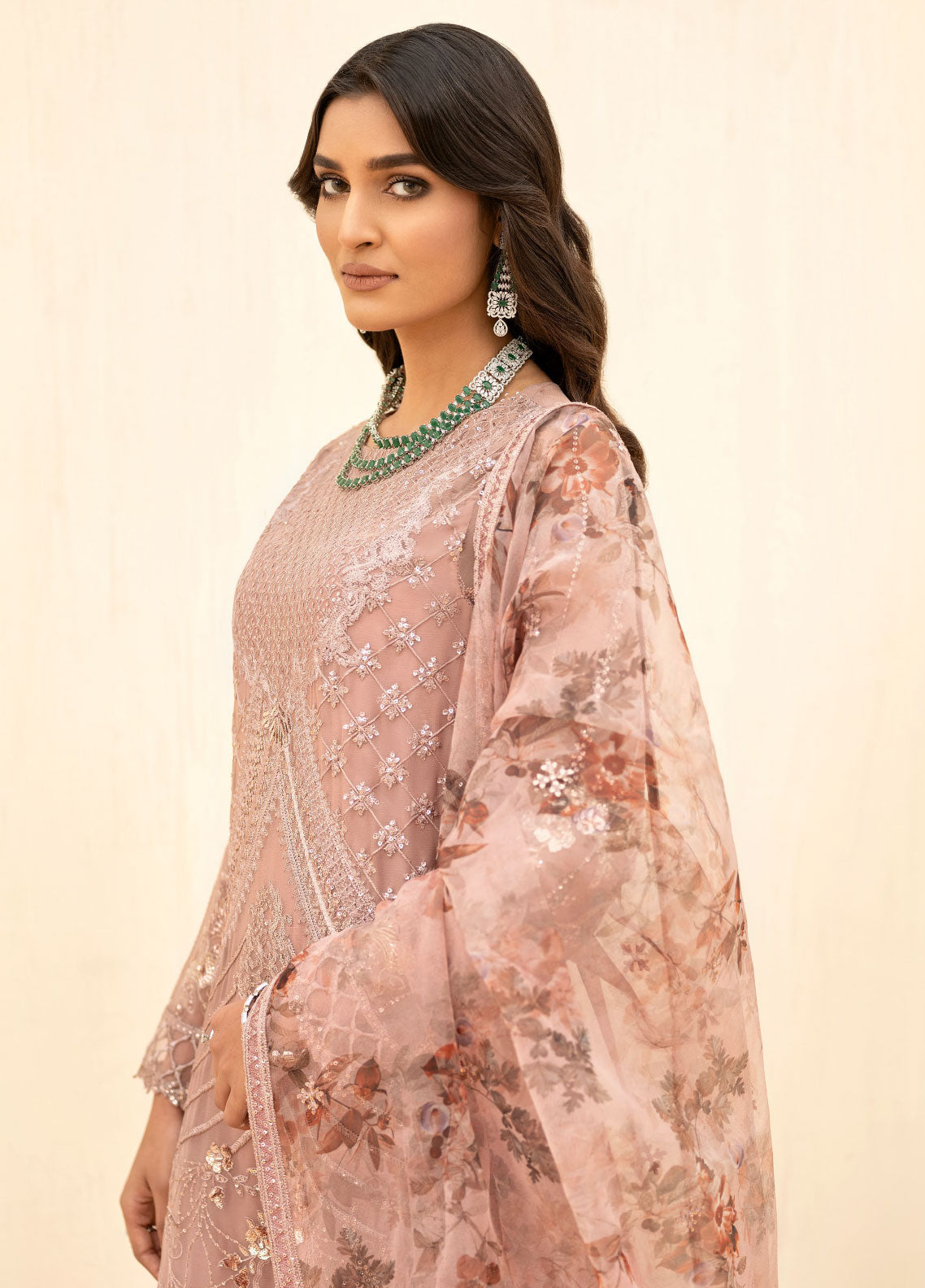 D#01 Iznik Chinon Emb Chiffon Collection 123 D#01 Iznik Chinon Emb Chiffon Collection 123