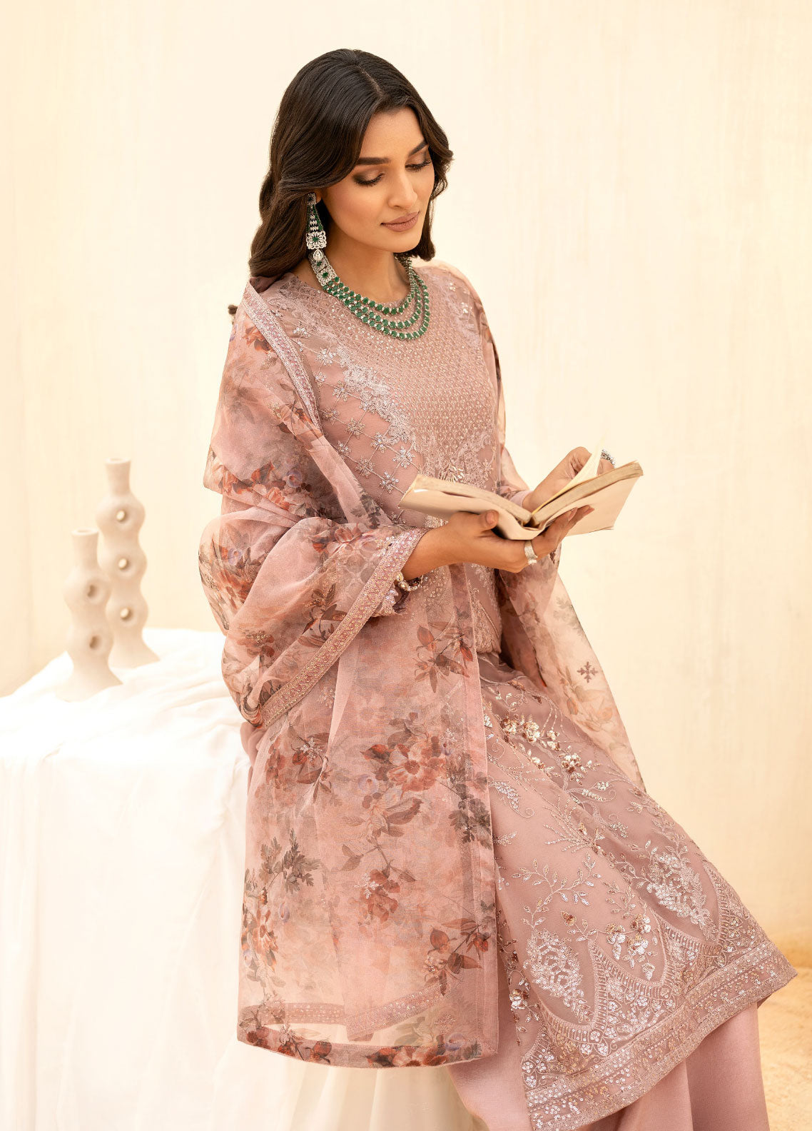 D#01 Iznik Chinon Emb Chiffon Collection 123 D#01 Iznik Chinon Emb Chiffon Collection 123
