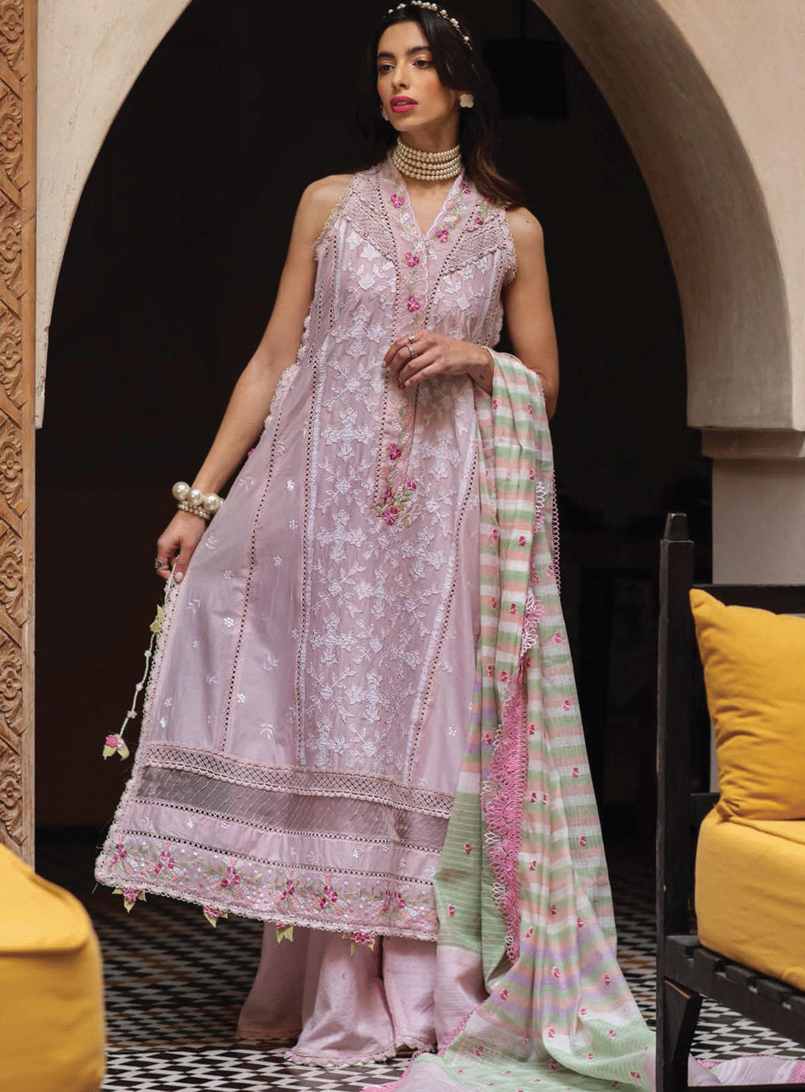 Kesh By Farah Talib Aziz Embroidered Lawn Unstitched 3 Piece Suit - FTA23KL FTA-14 SETTI BLUSH Kesh By Farah Talib Aziz Embroidered Lawn Unstitched 3 Piece Suit - FTA23KL FTA-14 SETTI BLUSH