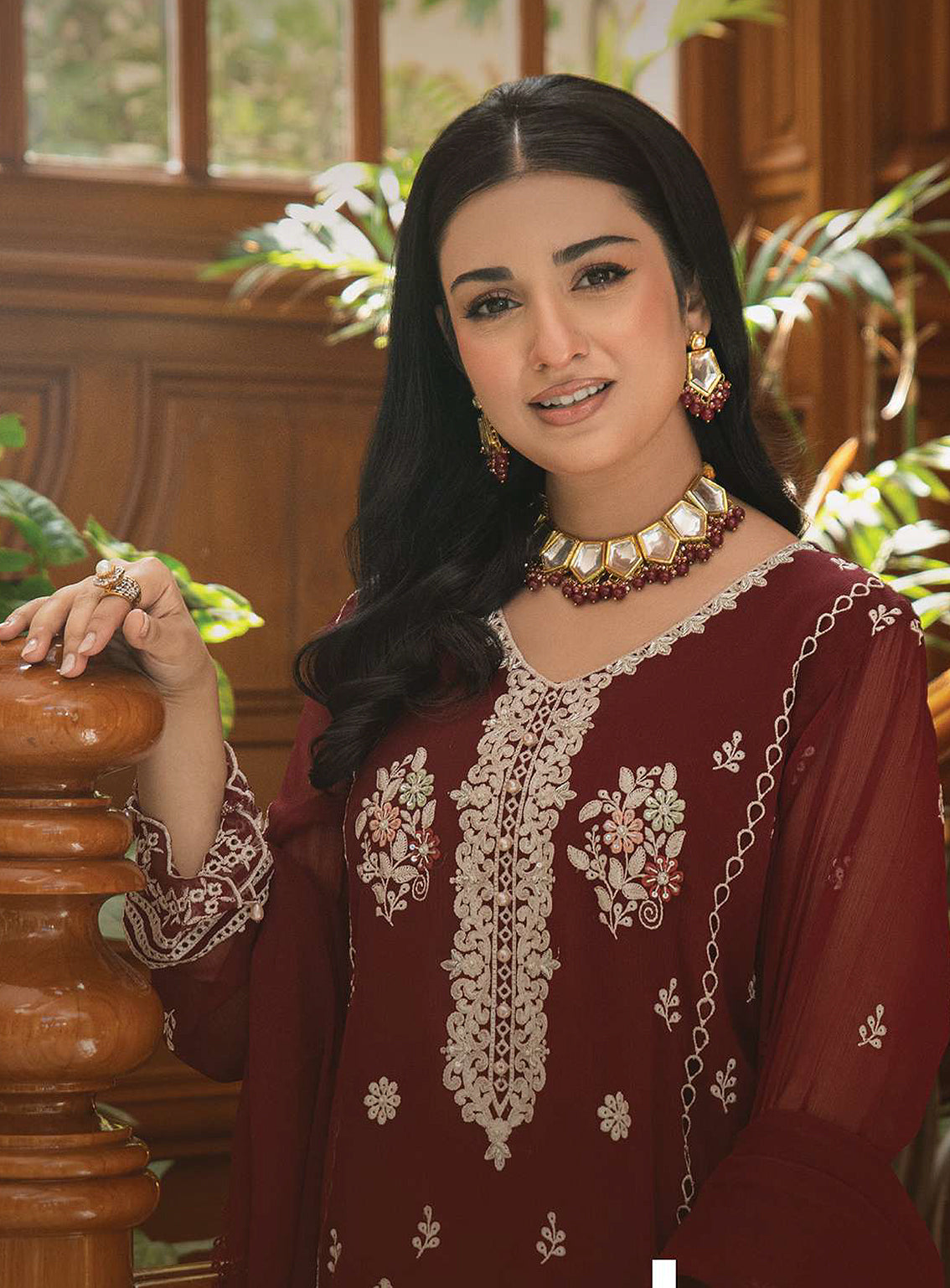 Khuwabeeda By Addee Embroidered Chiffon Stitched 3 Piece Suit - AD23KC MF-011 HAYA Khuwabeeda By Addee Embroidered Chiffon Stitched 3 Piece Suit - AD23KC MF-011 HAYA
