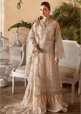 La Fuchsia By Afrozeh Embroidered Organza Unstitched 3 Piece Suit - AFR24LFW 05 DAISY