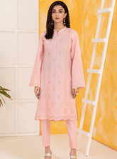 Lakhany By LSM Embroidered Cambric Stitched 2 Piece Suit - LSM-2816