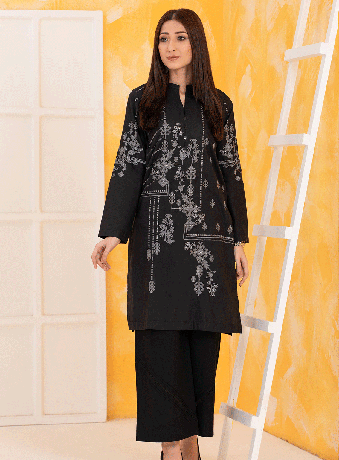 Lakhany By LSM Embroidered Cambric Stitched 2 Piece Suit - LSM-2817 Lakhany By LSM Embroidered Cambric Stitched 2 Piece Suit - LSM-2817