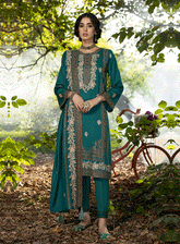 Lakhany By LSM Embroidered Cashmi Wool Unstitched 3 Piece Suit - 0007