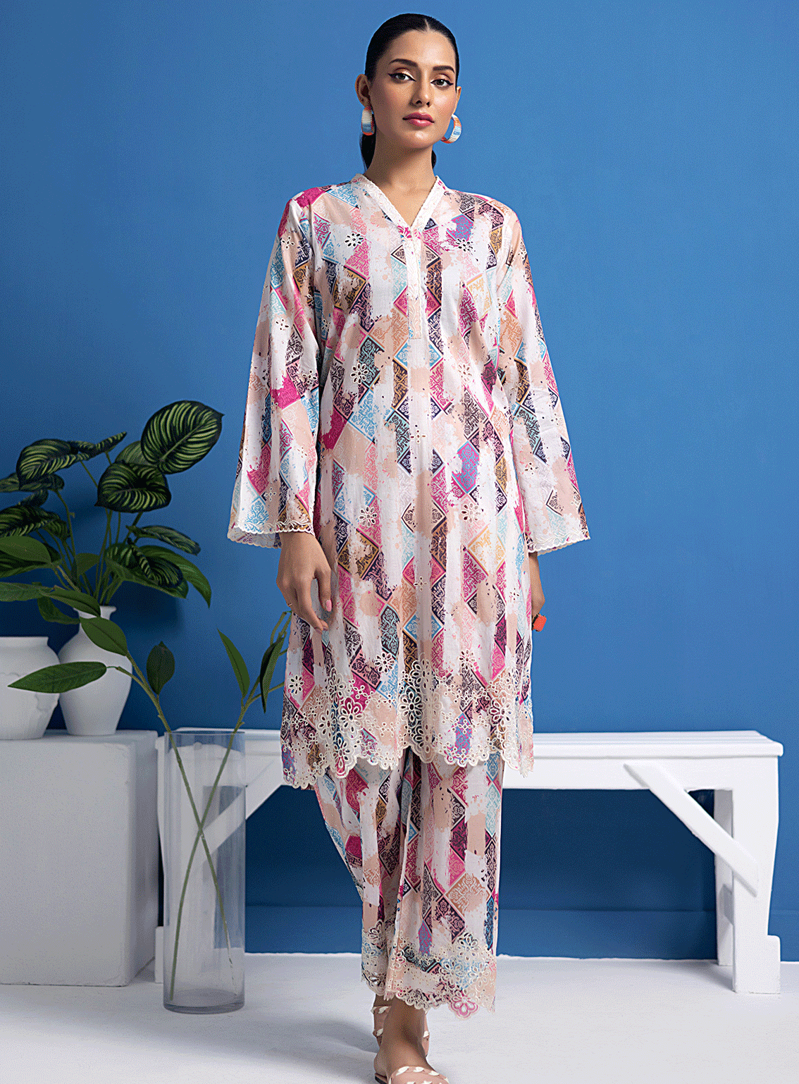 Lakhany By LSM Embroidered Lawn Stitched 2 Piece Suit - LG-SK-0088 Lakhany By LSM Embroidered Lawn Stitched 2 Piece Suit - LG-SK-0088