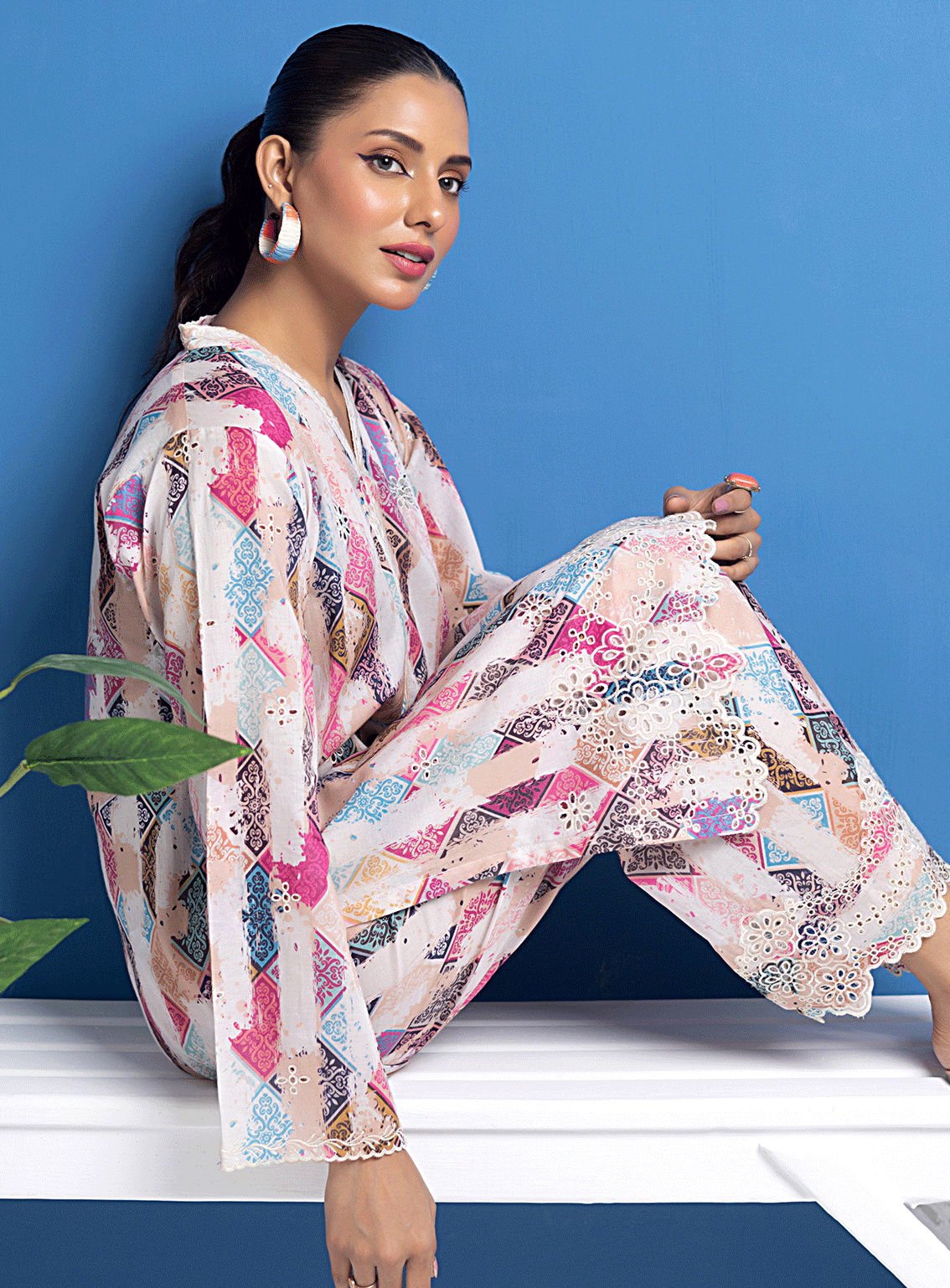 Lakhany By LSM Embroidered Lawn Stitched 2 Piece Suit - LG-SK-0088 Lakhany By LSM Embroidered Lawn Stitched 2 Piece Suit - LG-SK-0088