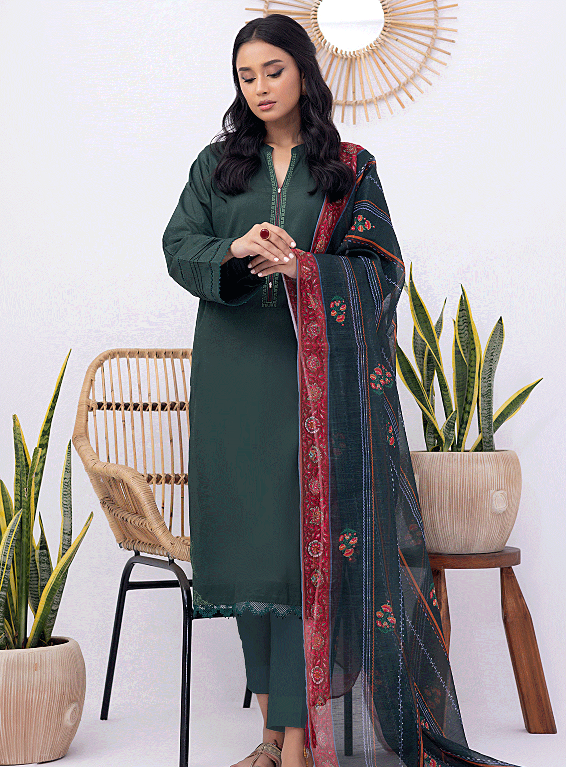 Lakhany By LSM Embroidered Organza Stitched 3 Piece Suit - LG-SS-0300 Lakhany By LSM Embroidered Organza Stitched 3 Piece Suit - LG-SS-0300