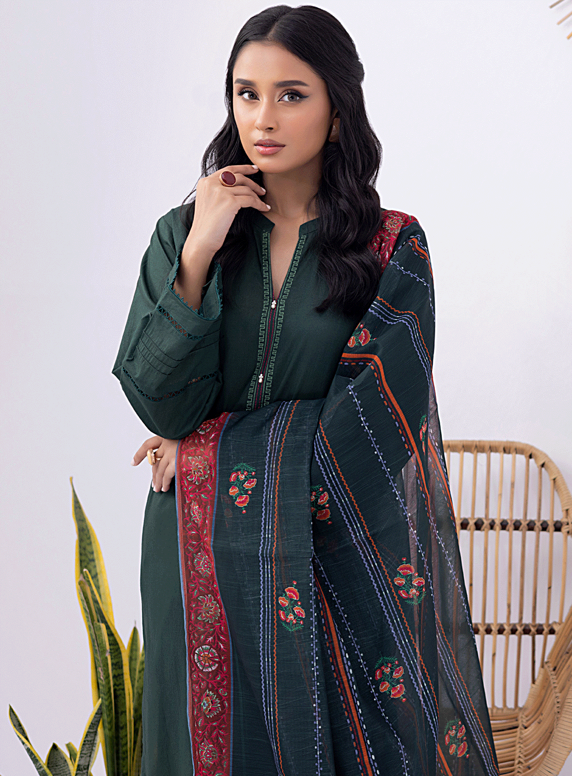 Lakhany By LSM Embroidered Organza Stitched 3 Piece Suit - LG-SS-0300 Lakhany By LSM Embroidered Organza Stitched 3 Piece Suit - LG-SS-0300