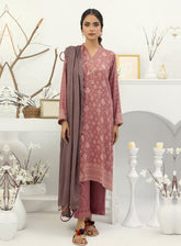 Lakhany Printed Pashmina Unstitched 3 Piece Suit - 71A