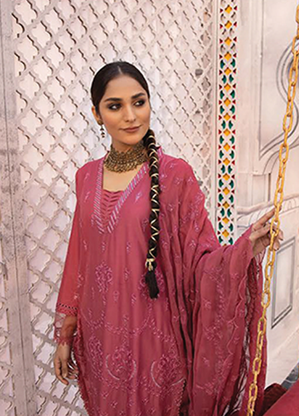 Azure By Aalaya Embroidered Lawn Unstitched 3 Piece Suit - 04 Azure By Aalaya Embroidered Lawn Unstitched 3 Piece Suit - 04