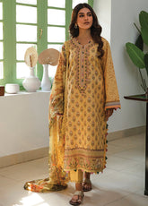 Afsaneh By Aabyaan Embroidered Lawn Unstitched 3 Piece Suit - 05