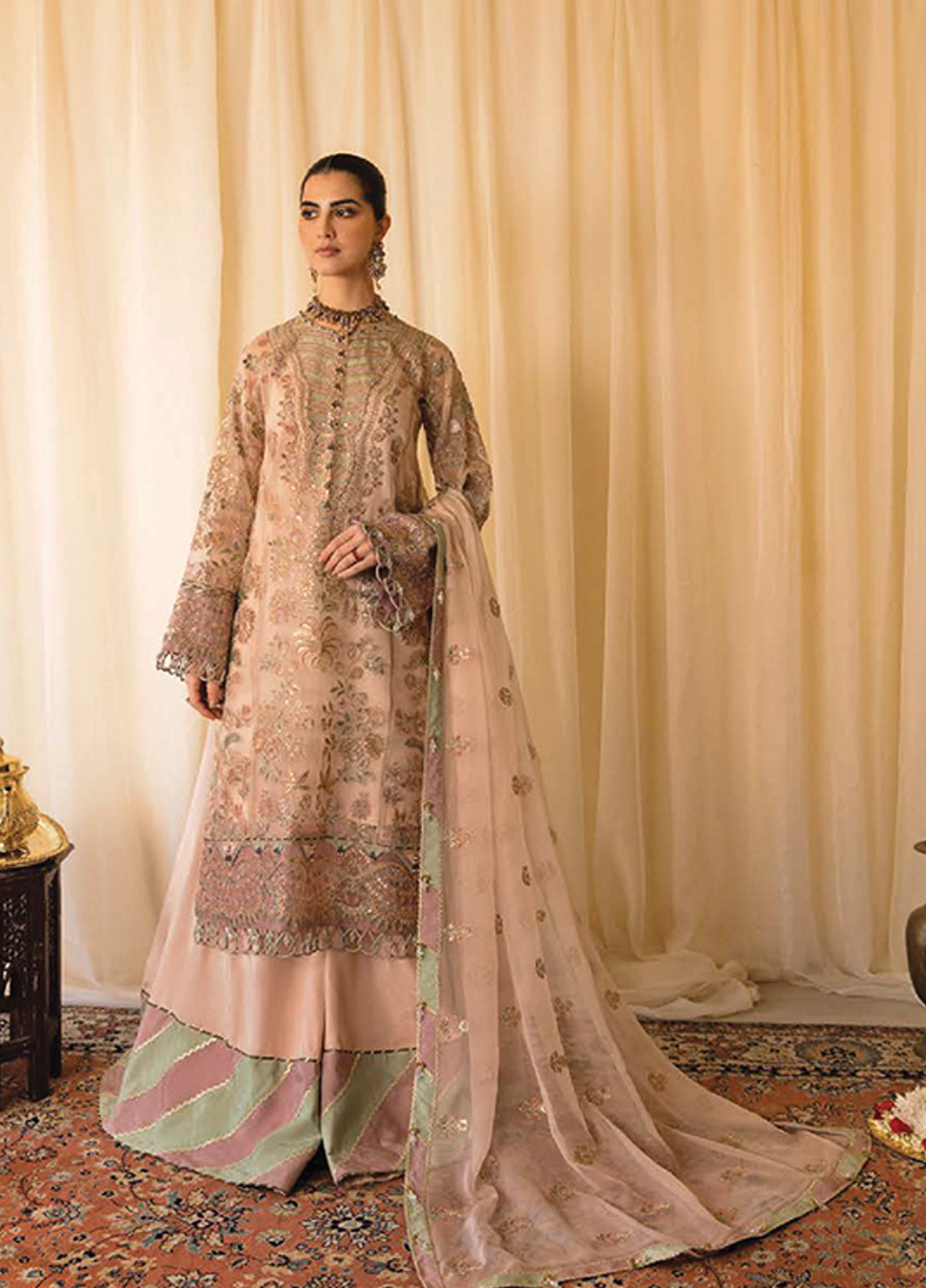 Mehrbano Ayzel By Afrozeh Embroidered Organza Unstitched 3 Piece Suit - 02 Mehrbano Ayzel By Afrozeh Embroidered Organza Unstitched 3 Piece Suit - 02