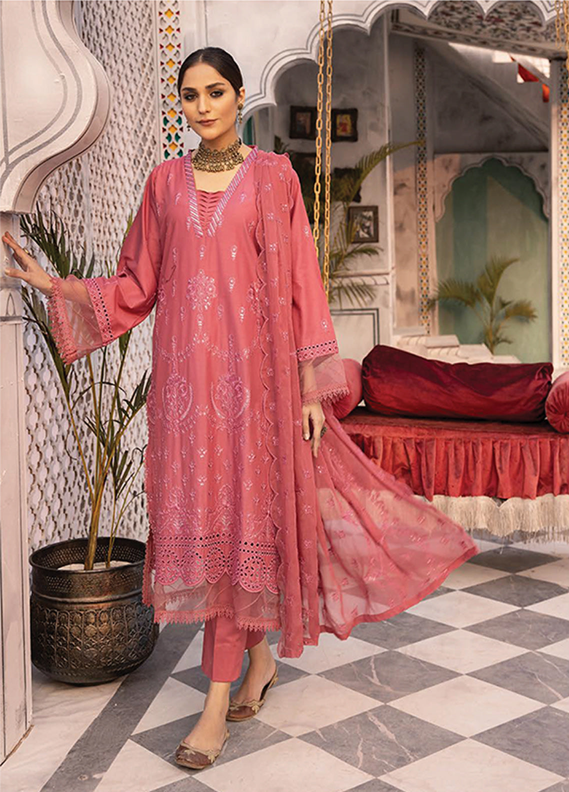 Azure By Aalaya Embroidered Lawn Unstitched 3 Piece Suit - 04 Azure By Aalaya Embroidered Lawn Unstitched 3 Piece Suit - 04