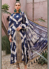 D#1702A Maria B M Print Emb Lawn Collection 223