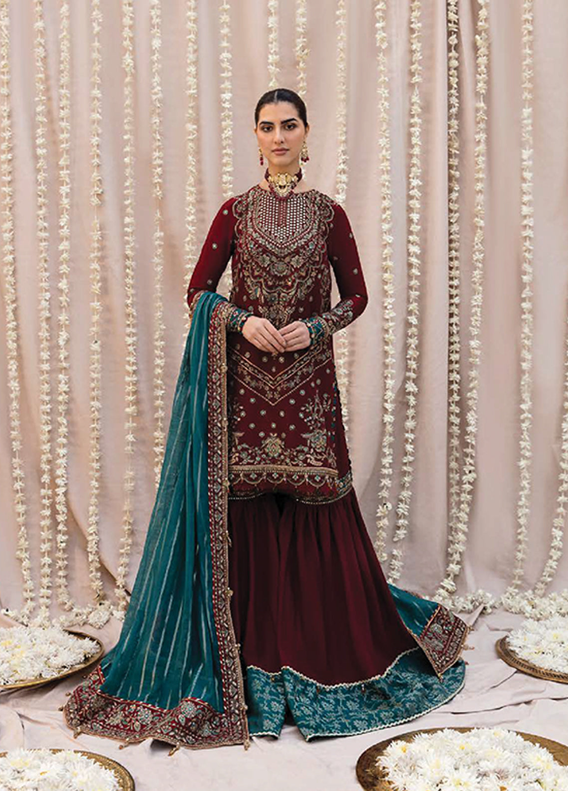 Mehrbano Ayzel By Afrozeh Embroidered Raw Silk Unstitched 3 Piece Suit - 04 Mehrbano Ayzel By Afrozeh Embroidered Raw Silk Unstitched 3 Piece Suit - 04
