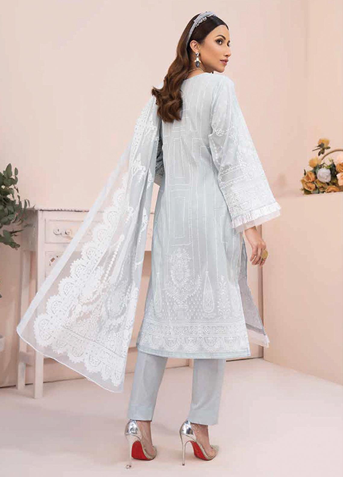 D#5565 Rashid White For Summer Emb Collection 223 D#5565 Rashid White For Summer Emb Collection 223