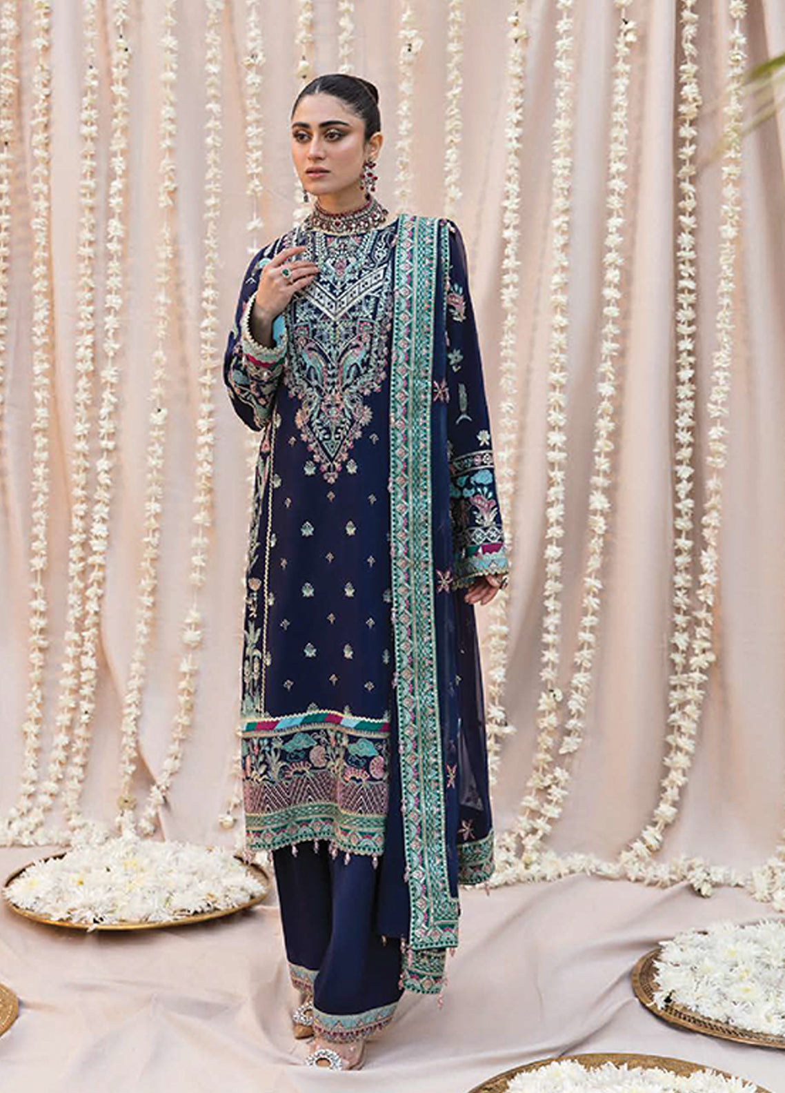 Mehrbano Ayzel By Afrozeh Embroidered Chiffon Unstitched 3 Piece Suit - 10 Mehrbano Ayzel By Afrozeh Embroidered Chiffon Unstitched 3 Piece Suit - 10