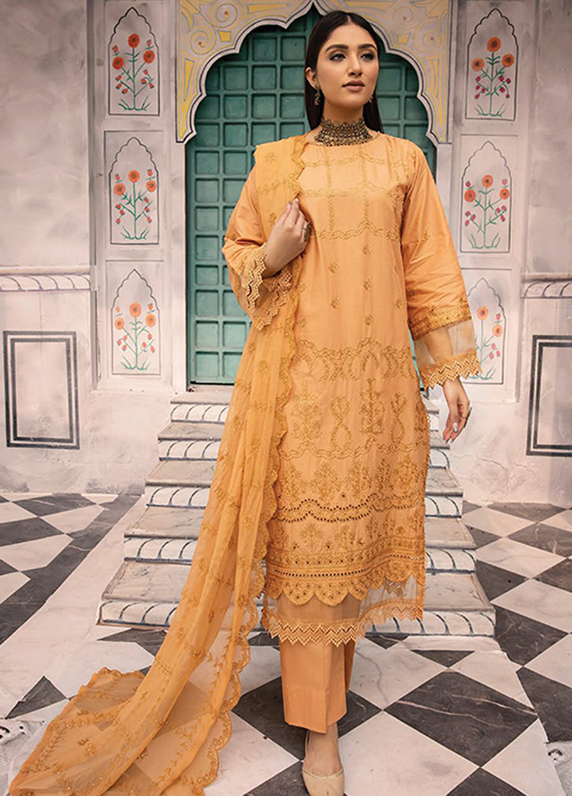 Azure By Aalaya Embroidered Lawn Unstitched 3 Piece Suit - 05 Azure By Aalaya Embroidered Lawn Unstitched 3 Piece Suit - 05