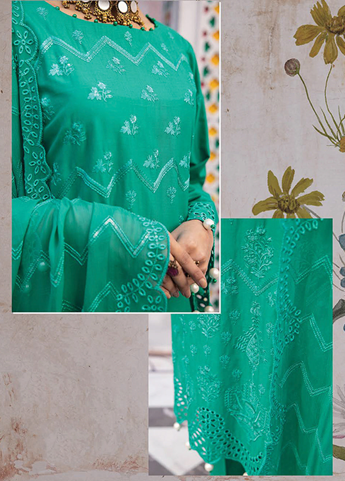 Azure By Aalaya Embroidered Lawn Unstitched 3 Piece Suit - 06 Azure By Aalaya Embroidered Lawn Unstitched 3 Piece Suit - 06