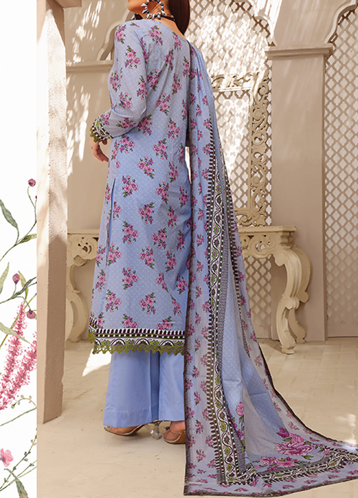 Misri By VS Textile Printed Lawn Unstitched 3 Piece Suit - 20 Misri By VS Textile Printed Lawn Unstitched 3 Piece Suit - 20