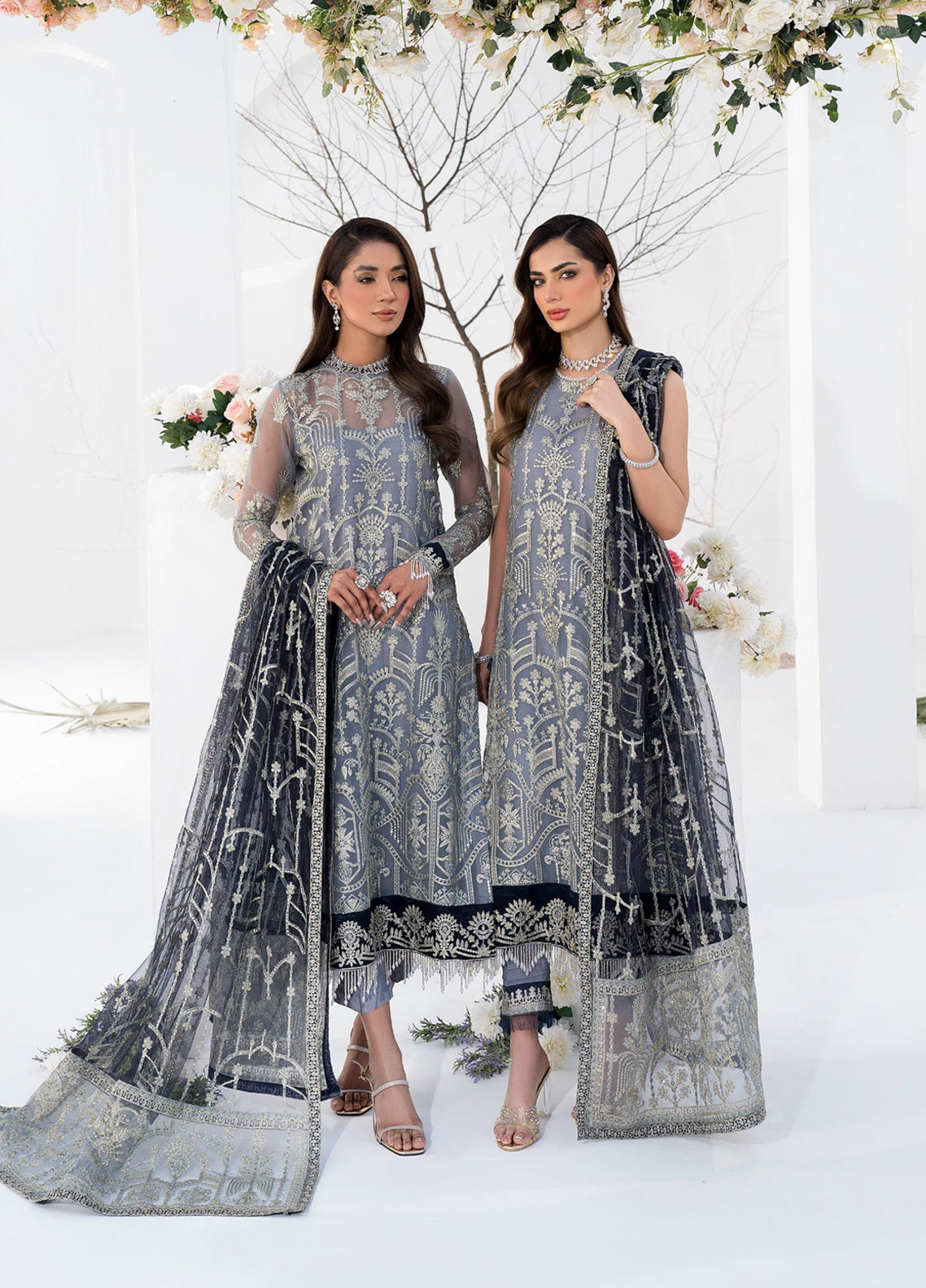 La Celeste By Zarif Embroidered Organza Unstitched 3 Piece Suit - 05 La Celeste By Zarif Embroidered Organza Unstitched 3 Piece Suit - 05