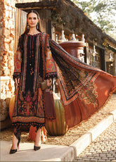 D#1703B Maria B M Print Emb Lawn Collection 223