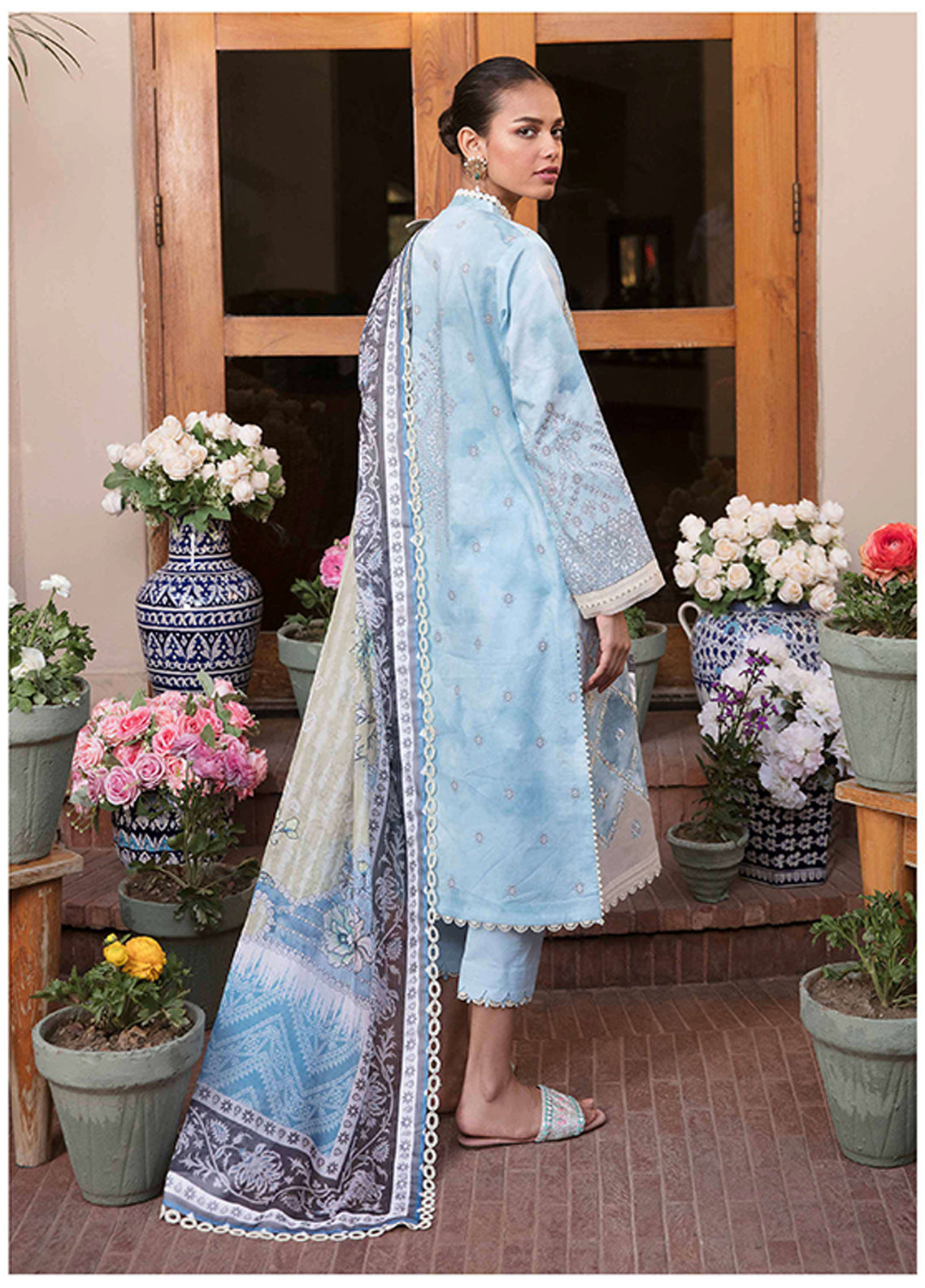Afsanah By Seran Embroidered Lawn Unstitched 3 Piece Suit - 10 Afsanah By Seran Embroidered Lawn Unstitched 3 Piece Suit - 10