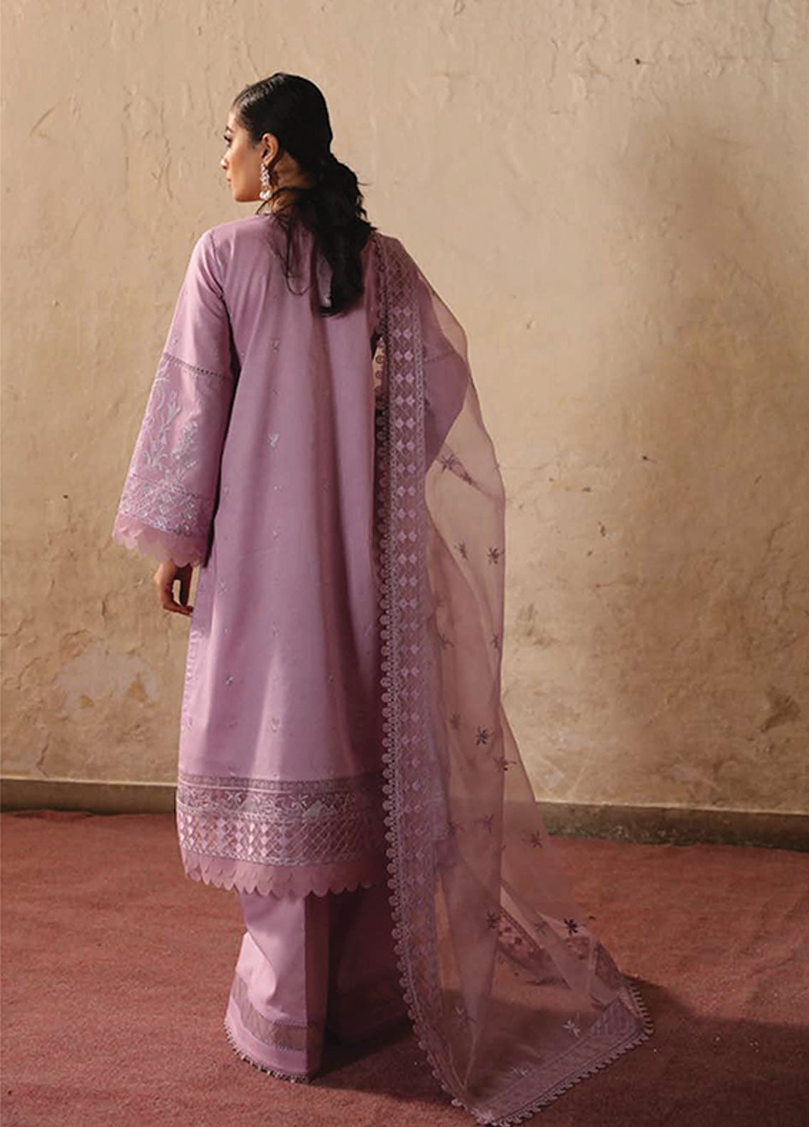 Lamhay By Afrozeh Embroidered Lawn Unstitched 3 Piece Suit - 10 Lamhay By Afrozeh Embroidered Lawn Unstitched 3 Piece Suit - 10