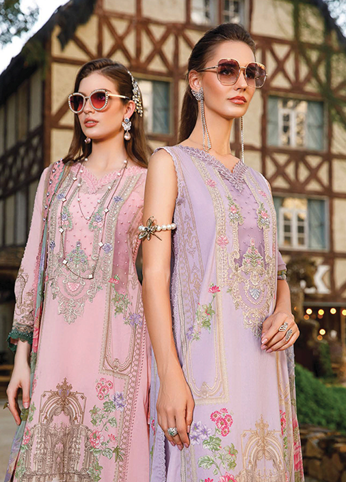 D#1713B Maria B M Print Emb Lawn Collection 223 D#1713B Maria B M Print Emb Lawn Collection 223