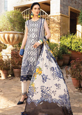 D#1705B Maria B M Print Emb Lawn Collection 223