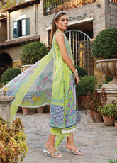 D#1705A Maria B M Print Emb Lawn Collection 223