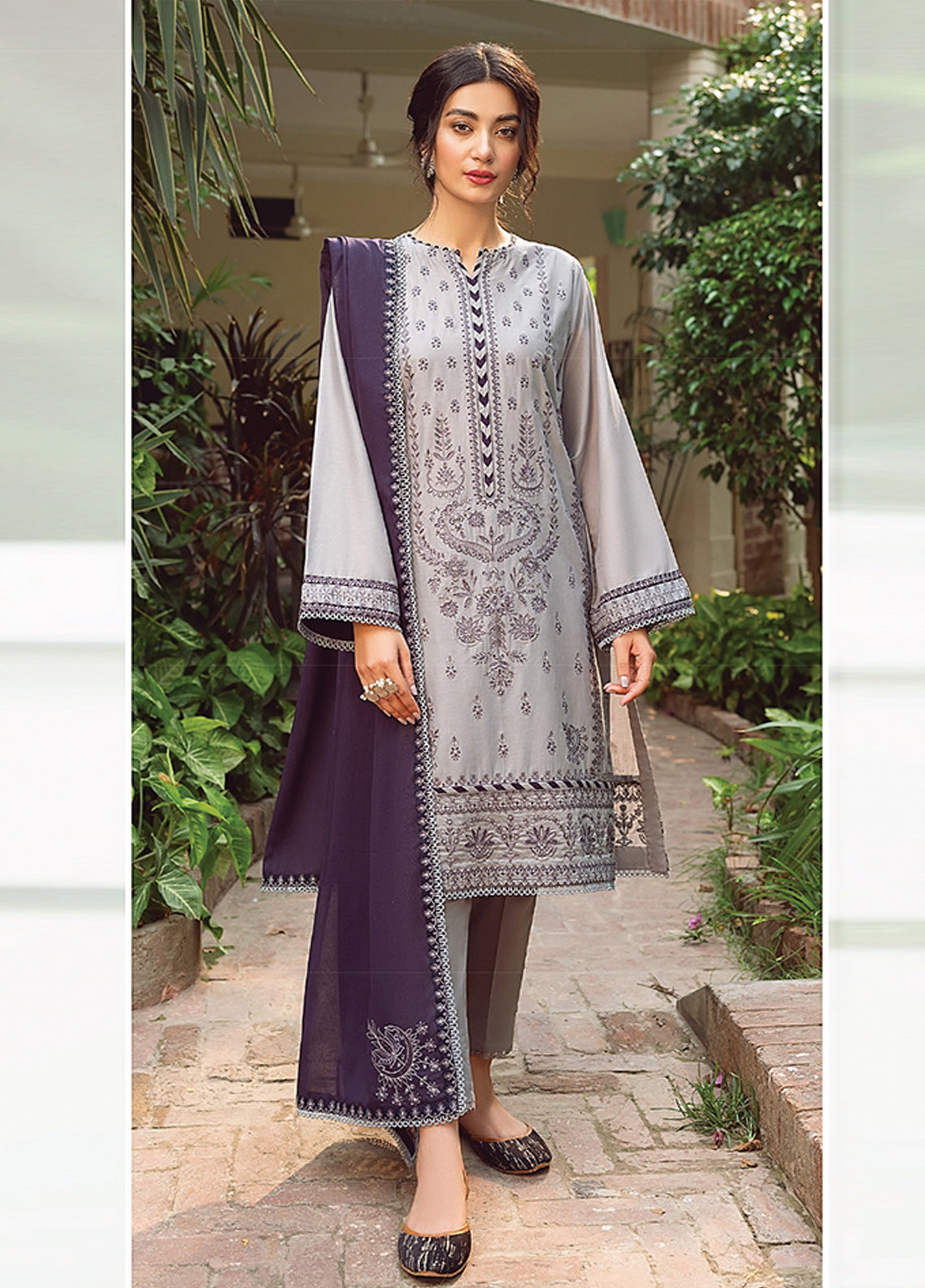 D#02 Jazmin Iris Emb Lawn Collection 223 D#02 Jazmin Iris Emb Lawn Collection 223