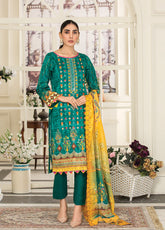 Riwaj By Afreen Embroidered Lawn Unstitched 3 Piece Suit - 02