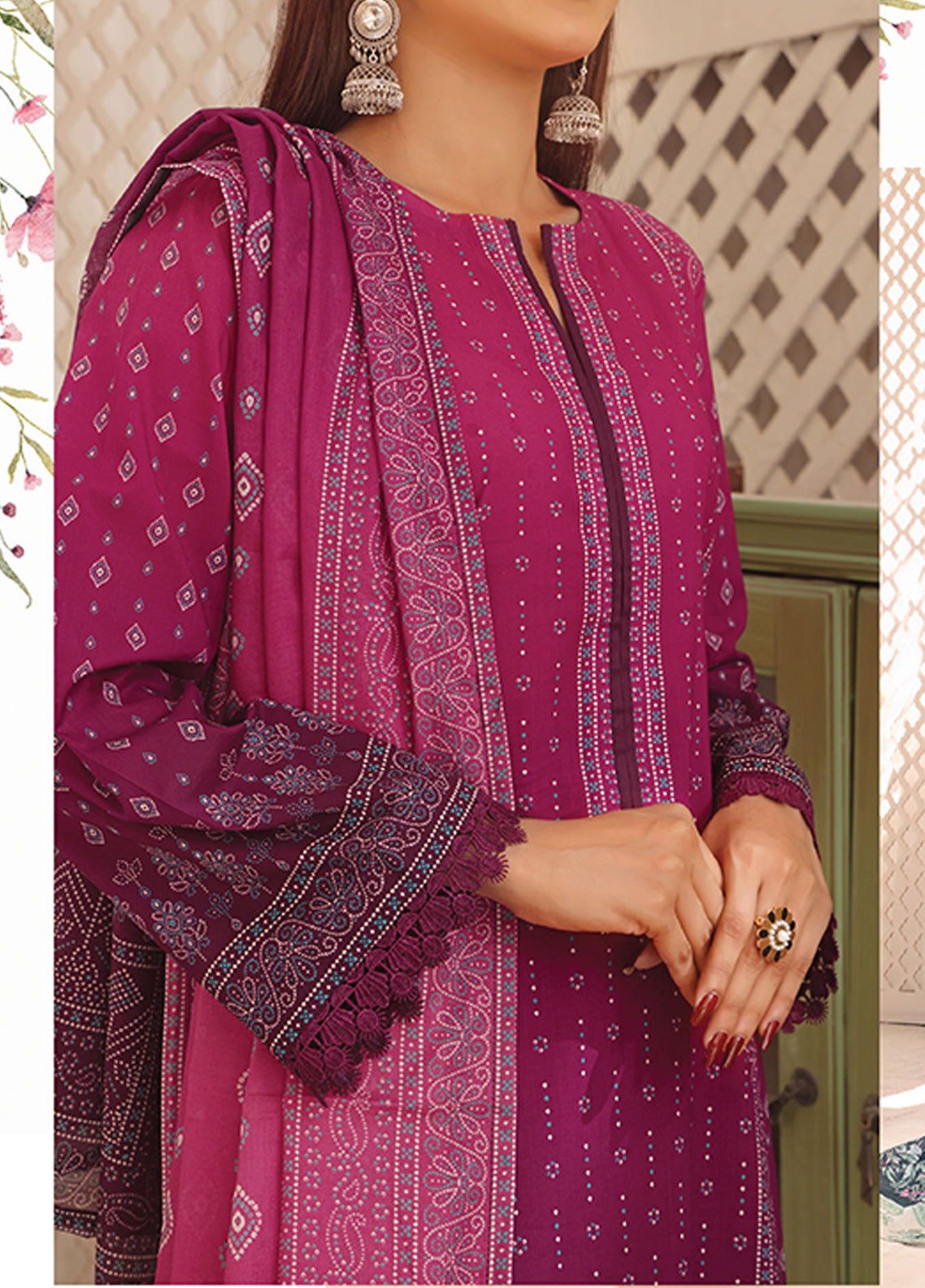 Misri By VS Textile Printed Lawn Unstitched 3 Piece Suit - 17 Misri By VS Textile Printed Lawn Unstitched 3 Piece Suit - 17