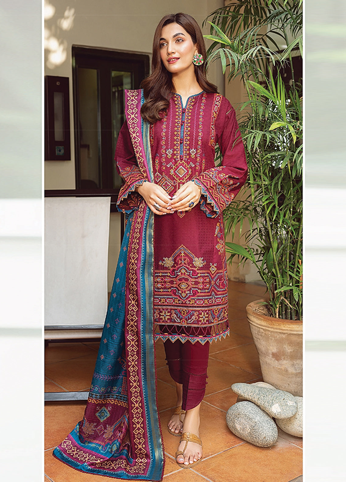 D#03 Jazmin Iris Emb Lawn Collection 223 D#03 Jazmin Iris Emb Lawn Collection 223