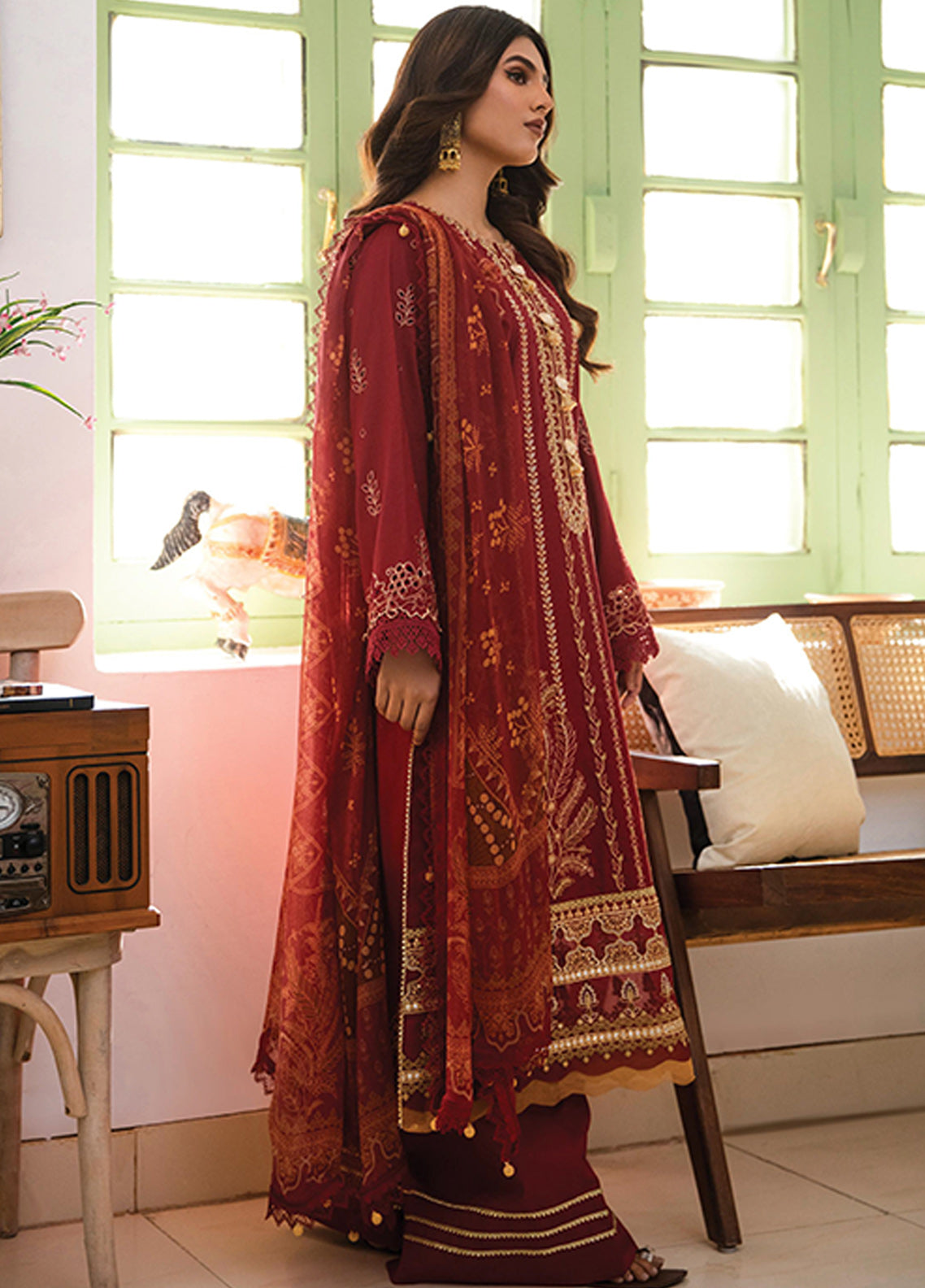 Afsaneh By Aabyaan Embroidered Lawn Unstitched 3 Piece Suit - 08 Afsaneh By Aabyaan Embroidered Lawn Unstitched 3 Piece Suit - 08