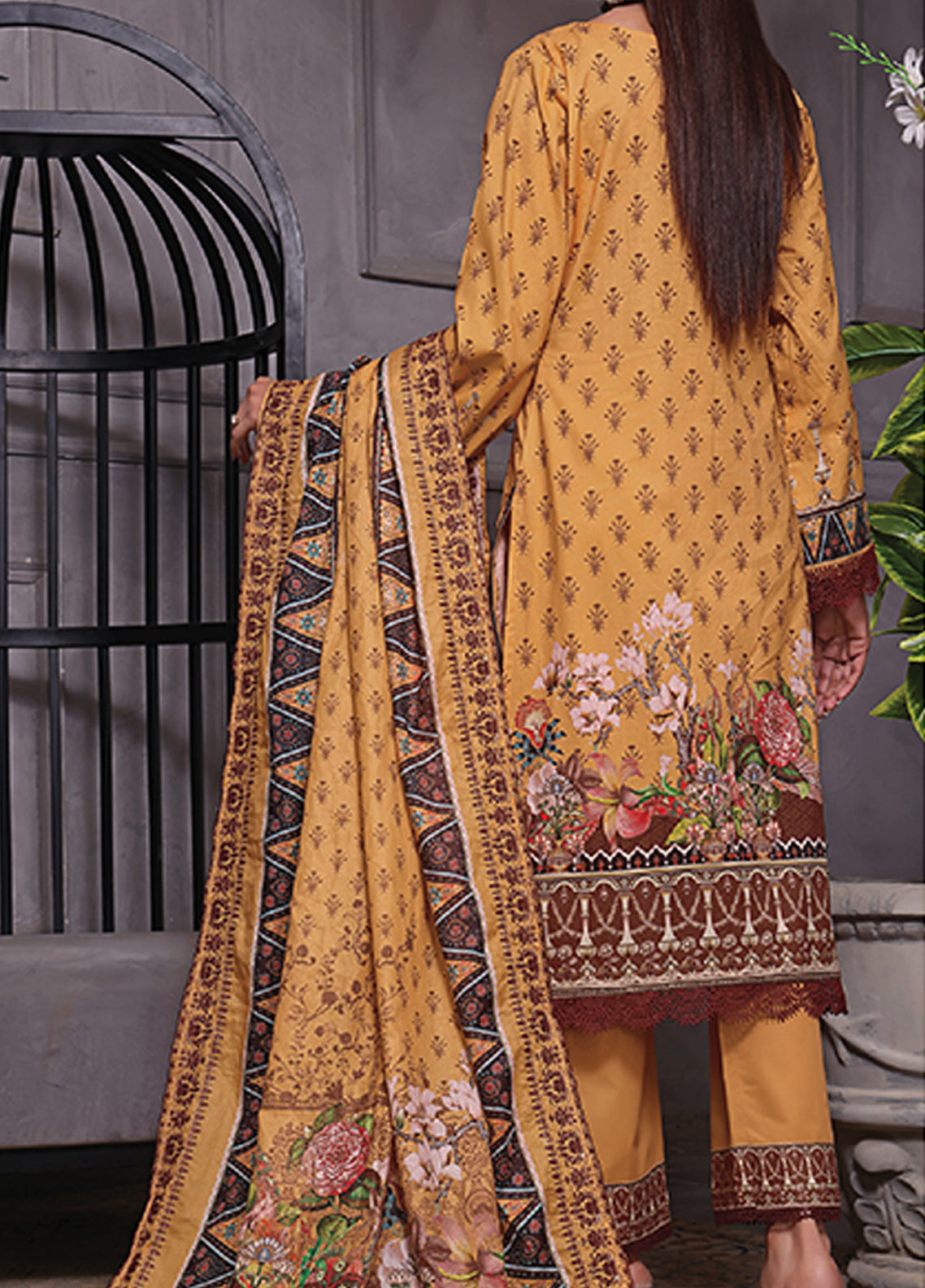 Misri By VS Textile Embroidered Lawn Unstitched 3 Piece Suit - 190 Misri By VS Textile Embroidered Lawn Unstitched 3 Piece Suit - 190