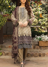 D#17 Salitex Aghaaz Digital Printed Lawn Collection 323 V-2