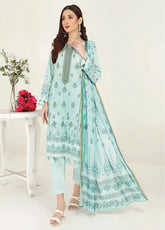 D#02 Alif Ruby Digital Emb Lawn Collection 223