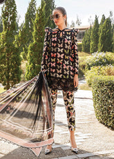 D#1701B Maria B M Print Emb Lawn Collection 223