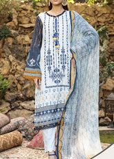 D#003 Salitex Zaha Digital Emb Lawn Collection 323