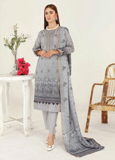D#03 Alif Ruby Digital Emb Lawn Collection 223
