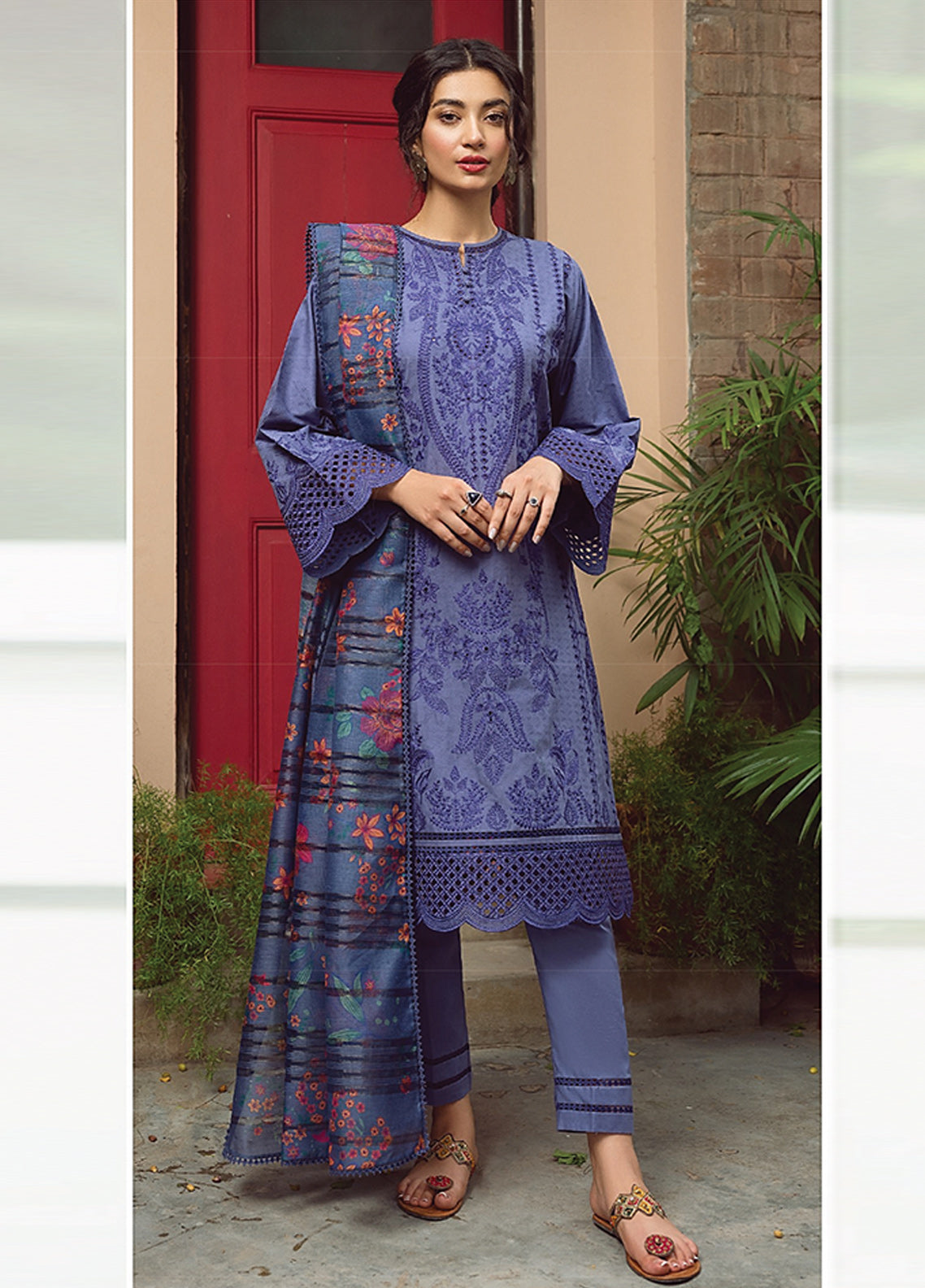 D#05 Jazmin Iris Emb Lawn Collection 223 D#05 Jazmin Iris Emb Lawn Collection 223