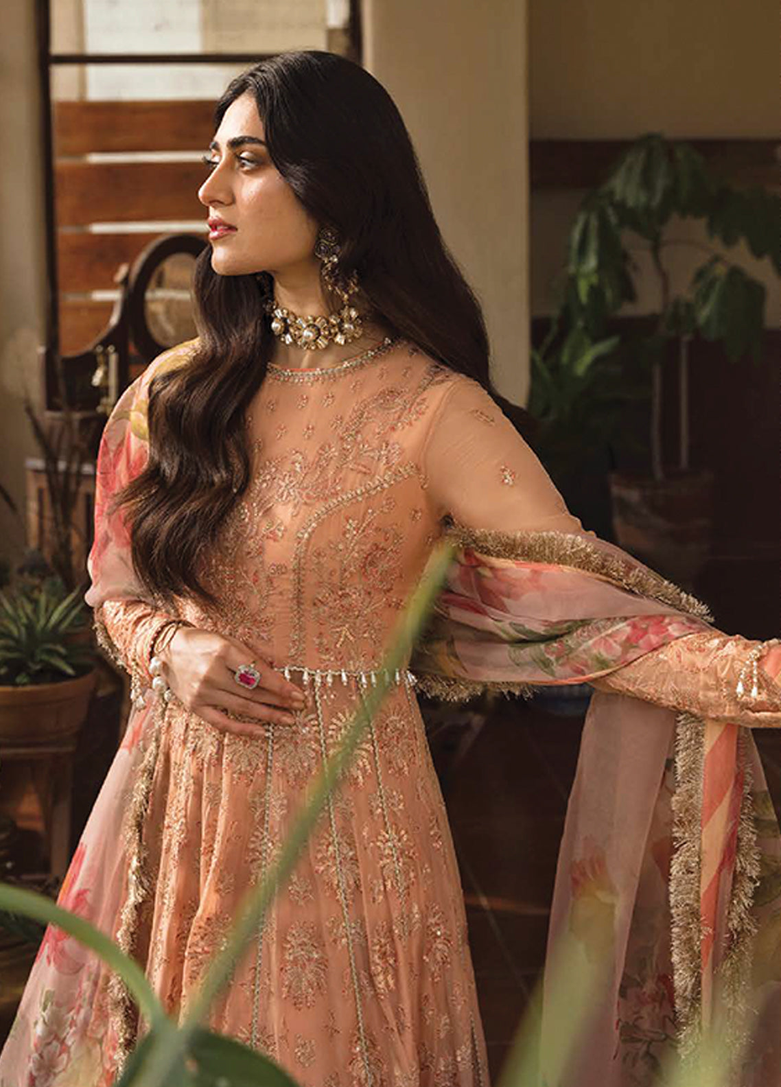 Mehrbano Ayzel By Afrozeh Embroidered Chiffon Unstitched 3 Piece Suit - 03 Mehrbano Ayzel By Afrozeh Embroidered Chiffon Unstitched 3 Piece Suit - 03