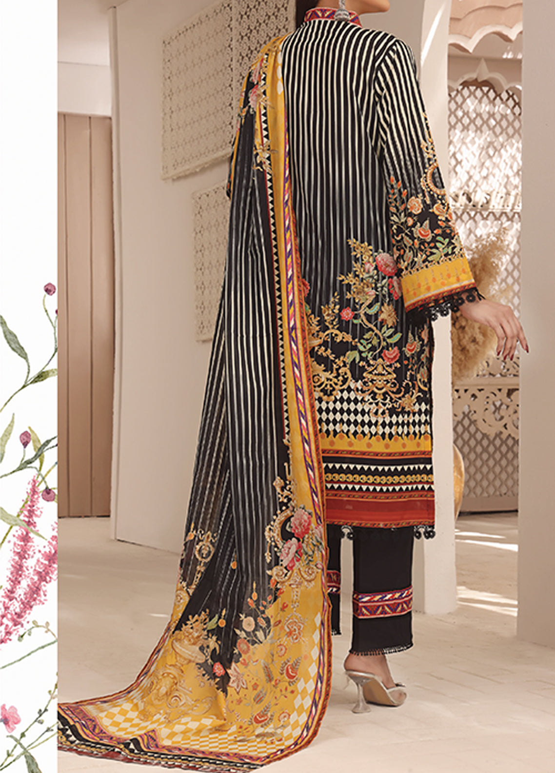 Misri By VS Textile Printed Lawn Unstitched 3 Piece Suit - 06 Misri By VS Textile Printed Lawn Unstitched 3 Piece Suit - 06