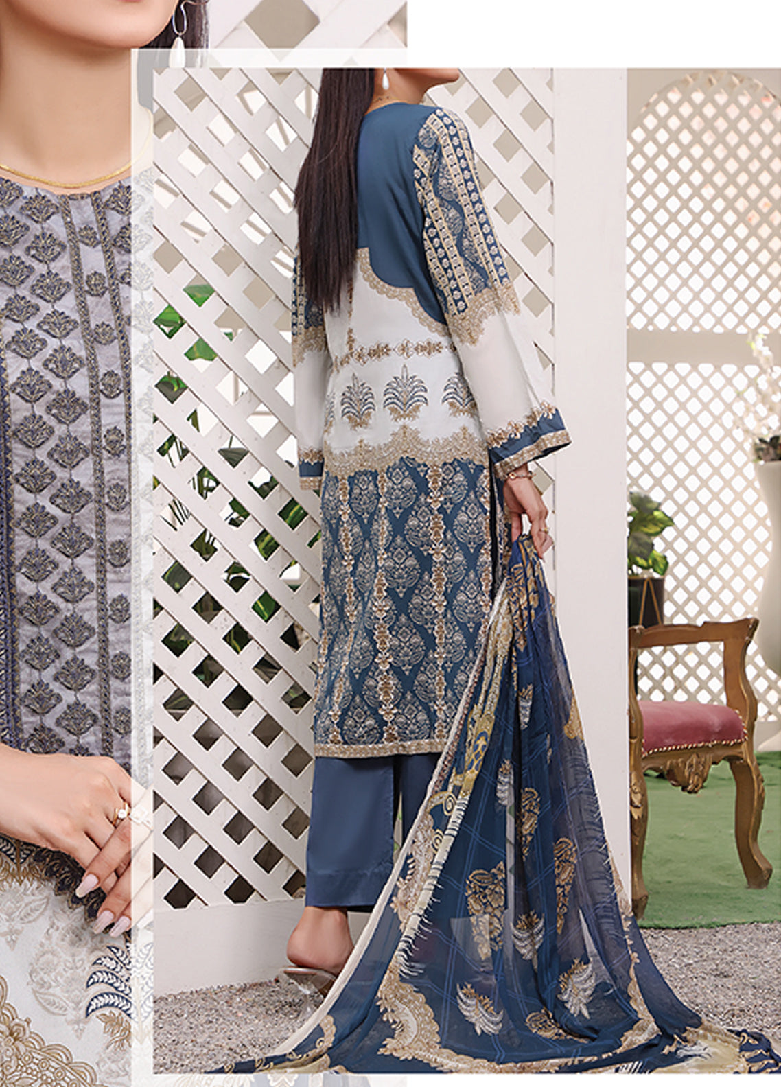 Ayesha Alishba By VS Textile Embroidered Lawn Unstitched 3 Piece Suit - 15 Ayesha Alishba By VS Textile Embroidered Lawn Unstitched 3 Piece Suit - 15